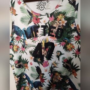 LRG Men's Big-Tall Bird Game Crazy Basketball Jersey 2XL Unworn Condition